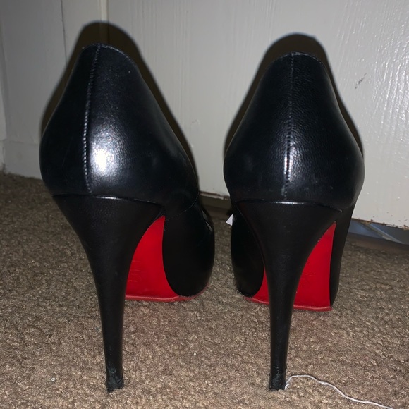 Christian Louboutin black Ronaldo pumps size 39 - Picture 5 of 10